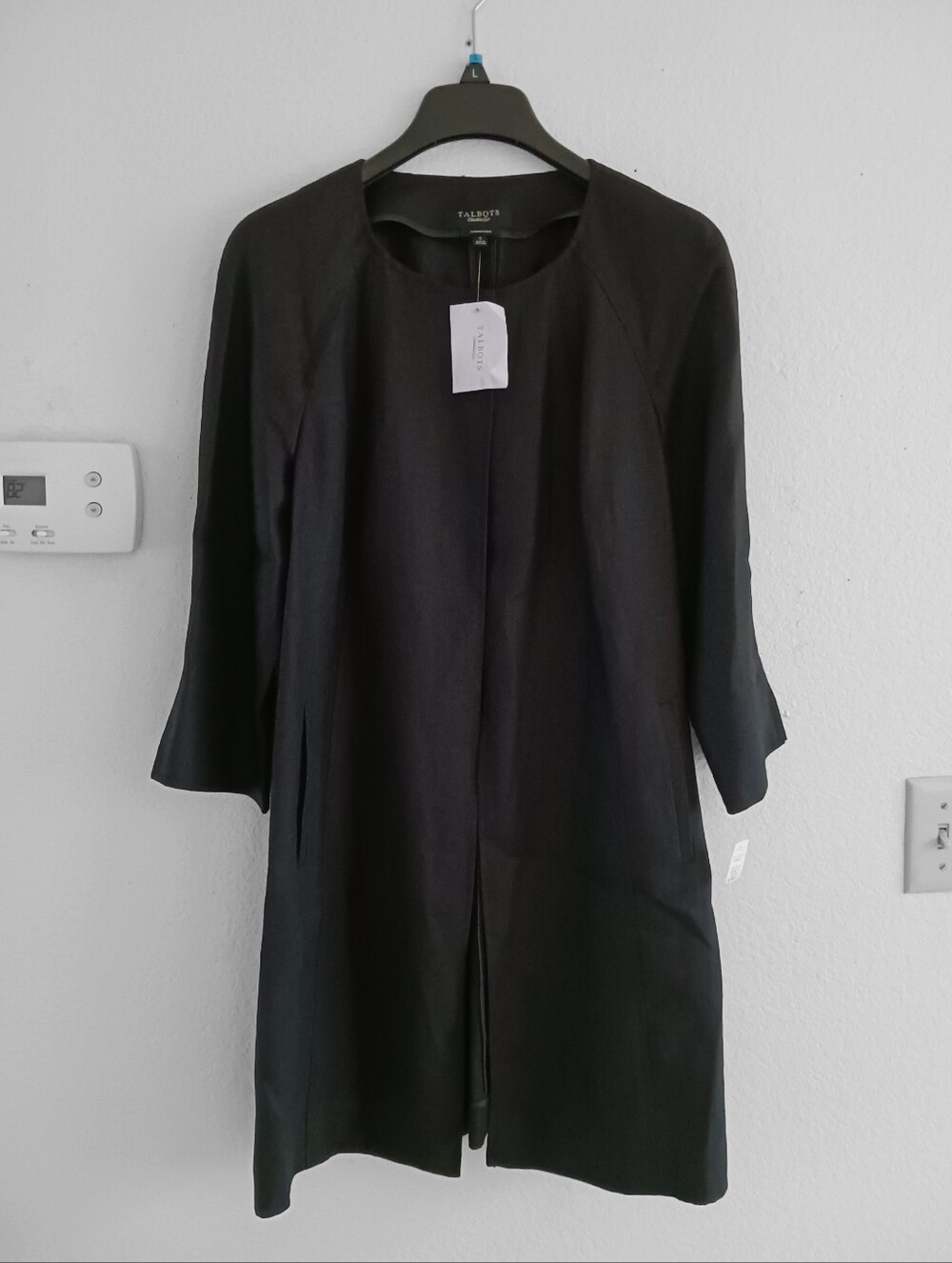 Talbots Pure Irish Linen Topper Jacket